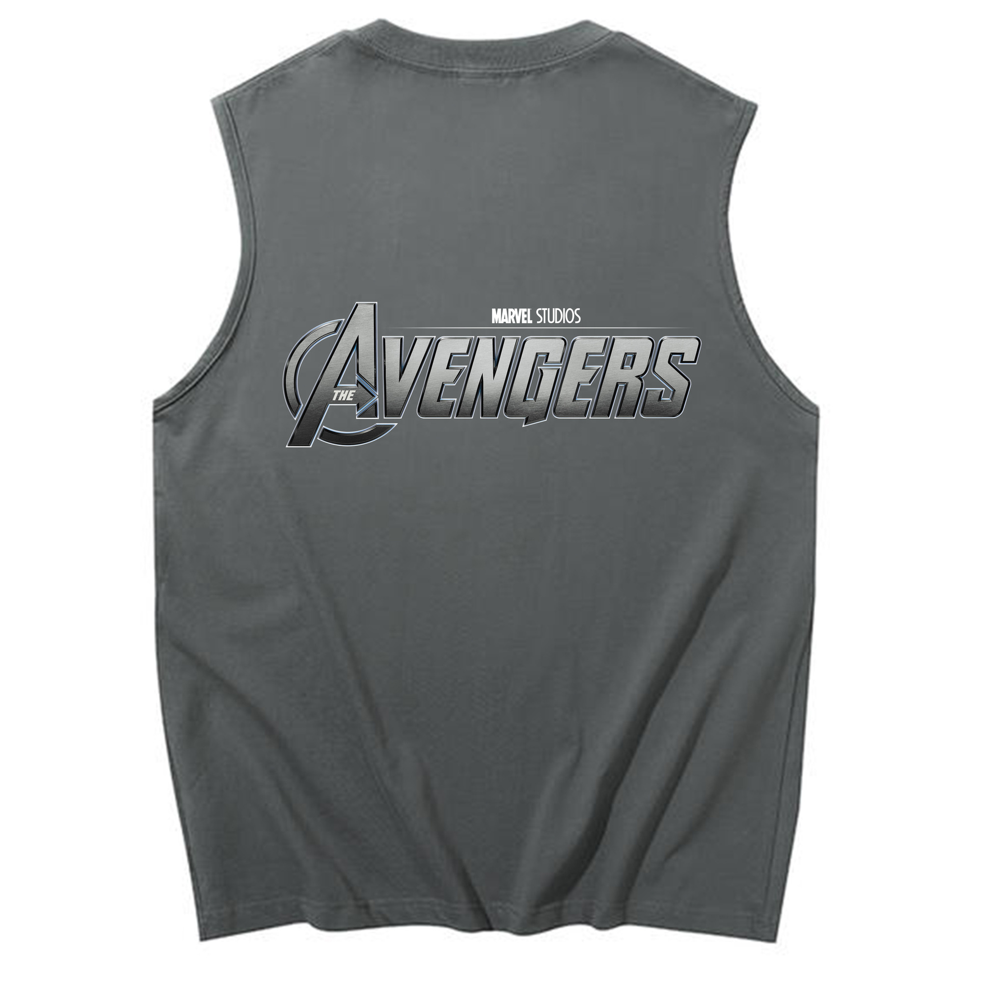 （画像用） アベンジャーズ The Avengers コットン100％タンクトップ（背面プリント）